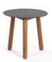 Mindo 118 Side Table - Beistelltisch - Teak - Dark Grey