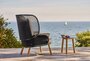 Mindo 118 High back Lounge chair - Loungesessel - Dark Grey - Sooty