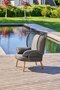 Mindo 118 High back Lounge chair - Loungesessel - Dark Grey - Sooty