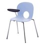 Rexite Olivia Chair with Right Writing Tablet, Antipanic Hinge - Very Light Blue