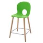 Rexite Olivia Wood L Medium stool - Grass Green