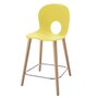 Rexite Olivia Wood L Medium stool - Primrose Yellow