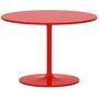 Rexite Poppy Round Side Table Diameter 60 cm - Red Crystal - Height 40 cm