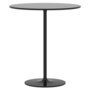 Rexite Poppy Round Side Table Diameter 60 cm - Black Crystal - Height 72 cm