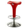 Rexite Zanzibar Stool with Fixed 65 cm Height - Red