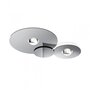 Lodes-Studio Italia Bugia Deckenleuchte - 2 Leuchtmittel - Chrom