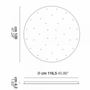 Lodes-Studio Italia Baldachin Stilrichtung Modern - bis 36 Lampen - Rund