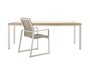 Solpuri CLASSIC Alu Teak Dining Tisch