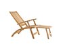 Solpuri Windsor Deck Chair Mit Hocker Teak