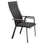 Solpuri SOUL Verstellsessel Hoch mit Teak-Armlehne