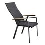 Solpuri SOUL Verstellsessel Hoch mit Teak-Armlehne