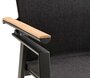 Solpuri SOUL Verstellsessel Hoch mit Teak-Armlehne