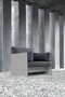 Conmoto Riva Lounge Lounger-Taupe-Anthrazit