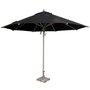 Cinas Antibes Sonnenschirm rund 330 - Schwarz