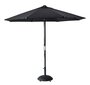 Cinas Capri Nero Sonnenschirm rund 300 schwarz
