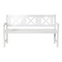 Cinas Rosenborg 3er Bank - Weiss