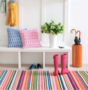 Dash And Albert Bright Stripe Indoor/Outdoor Rug
