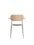 Audo Copenhagen Copenhagen Co Chair with armrest Chrome - Natural Oak