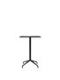 Audo Copenhagen Copenhagen Harbour Column Table 60x70 With Star Base Counter - Black / Charcoal Linoleum