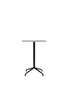 Audo Copenhagen Copenhagen Harbour Column Table 60x70 With Star Base Counter - Black / Off White Marble