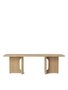 Audo Copenhagen Copenhagen Androgyne Lounge Table Wood - Natural Oak / Natural Oak