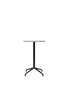 Audo Copenhagen Copenhagen Harbour Column Table Round With Star Base Counter - 60 cm Black / Kunis Breccia