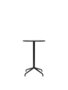 Audo Copenhagen Copenhagen Harbour Column Table Round With Star Base Counter - 60 cm Black / Black Oak