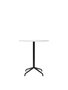 Audo Copenhagen Copenhagen Harbour Column Table Round With Star Base Counter - 80 cm Black / Off White Marble