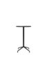 Audo Copenhagen Copenhagen Harbour Column Table Round With Star Base Bar  - 60 cm Black / Charcoal Linoleum