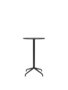 Audo Copenhagen Copenhagen Harbour Column Table Round With Star Base Bar  - 60 cm Black / Black Oak