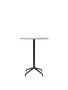 Audo Copenhagen Copenhagen Harbour Column Table Round With Star Base Bar  - 80 cm Black / Kunis Breccia