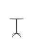 Audo Copenhagen Copenhagen Harbour Column Table Round With Star Base Bar  - 80 cm Black / Black Oak