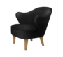 Audo Copenhagen Copenhagen Ingeborg Chair - Natural Oak / Nevada Leather Black