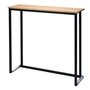 Maramo Stehtisch Kubo Wall, Stahl - Bambus Schwarz - 110 cm