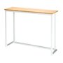Maramo Stehtisch Kubo Wall, Stahl - Bambus Weiß - 90 cm