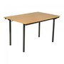 Maramo Klapptisch U-Table, Hammerschlag - Melamin - Buche - 120 x 80 x 74 cm