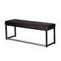 Maramo Lounge Sofa Kubo Love, Stahl - Kunstleder schwarz - schwarz