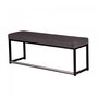 Maramo Lounge Sofa Kubo Love, Stahl - Linnen Look schwarz - schwarz