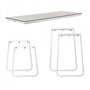 Maramo Lounge Tisch Salt Set, Aluminium -  Vollkern Weiß