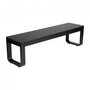 Maramo Bank Flow Bench, Aluminium - Vollkern, schwarz