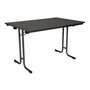 Maramo Klapptisch T-Table, Hammerschlag - Anthrazit