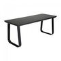 Maramo Lounge Tisch Salt Dinner, Aluminium - Melamin, schwarz