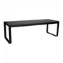 Maramo Klapptisch Flow Dinner, Aluminium - Melamin, schwarz - 180 x 80 x 74 cm