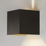 Light-Point Box XL Wandleuchte - Schwarz/Gold