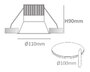 Light-Point Curve Round Deckenleuchten