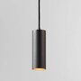 Light-Point Zero S1 Black/Gold - Ø70 x 200mm