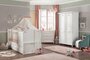 Marisil Romantic Mitwachsendes Babybett 80 x 180 cm
