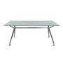 Wagner W-Table Konferenztisch Rechteckig - Glas Satiniert / Classic