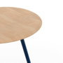 Harto Stool Gustave: Natural Oak-Blue