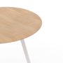 Harto Stool Gustave: Natural Oak-White